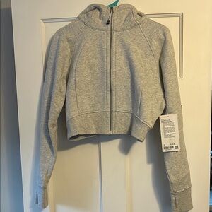 NWT Lululemon Scuba Full-Zip Cropped Hoodie